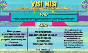 Visi dan Misi Desa sukarame 